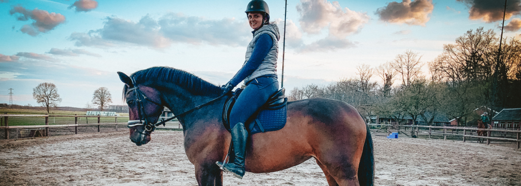 Ruiter op paard